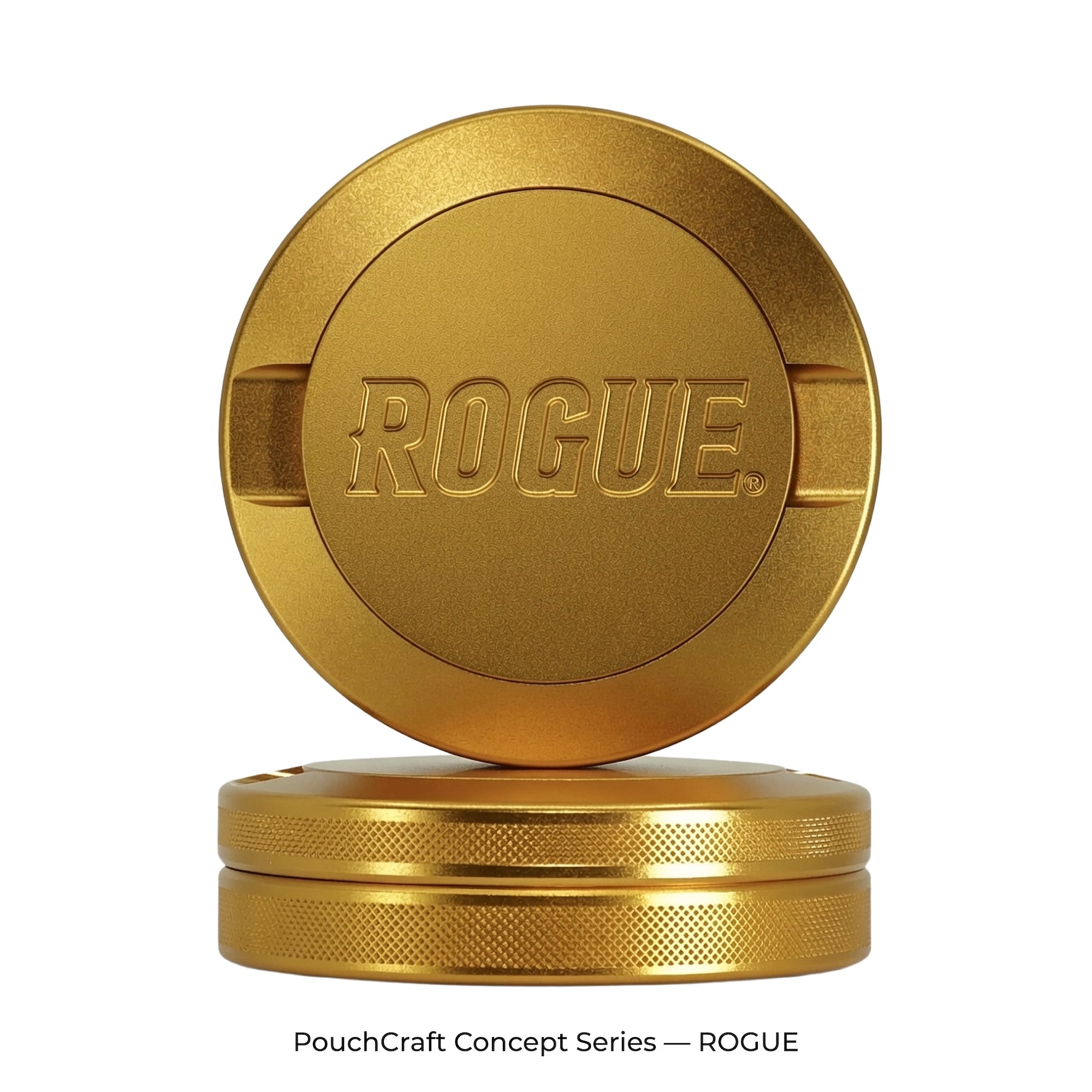 3-Piece, Minimal Debossed Logo | Gold Aluminum | Limited Edition