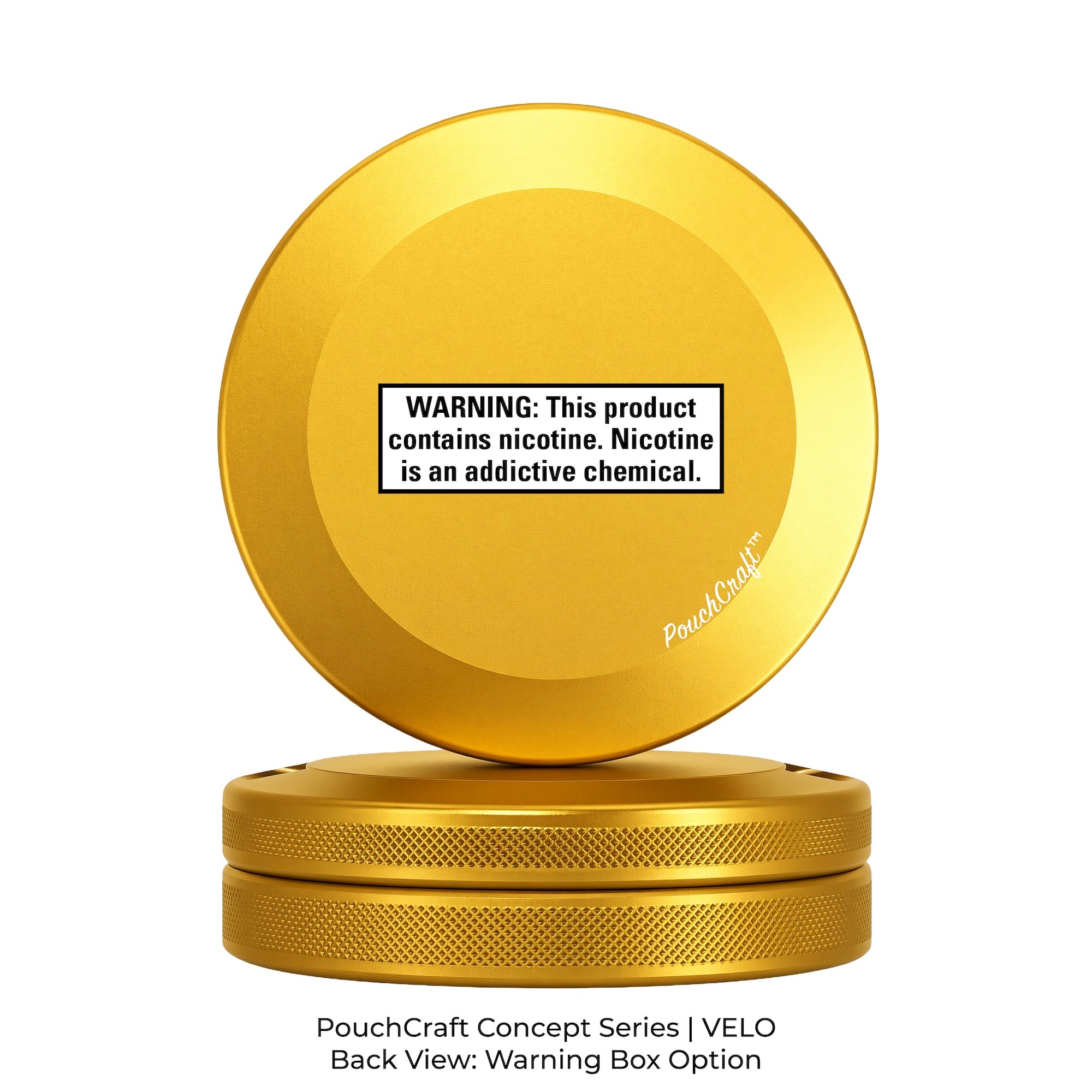 3-Piece, Minimal Debossed Logo | Gold Aluminum | Limited Edition