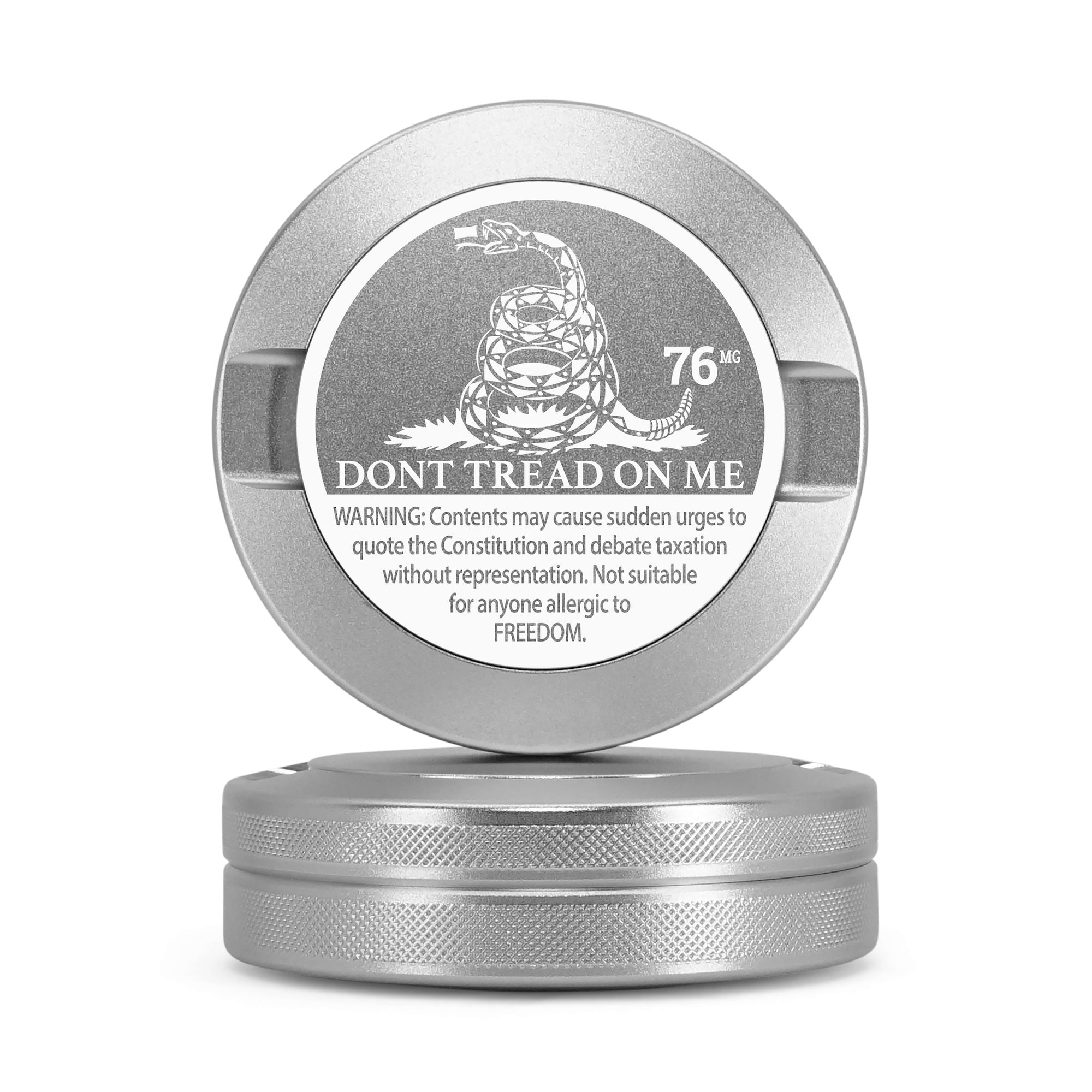 Metal Nicotine Pouch Can | ZYN-Compatible Snus Container - Keep