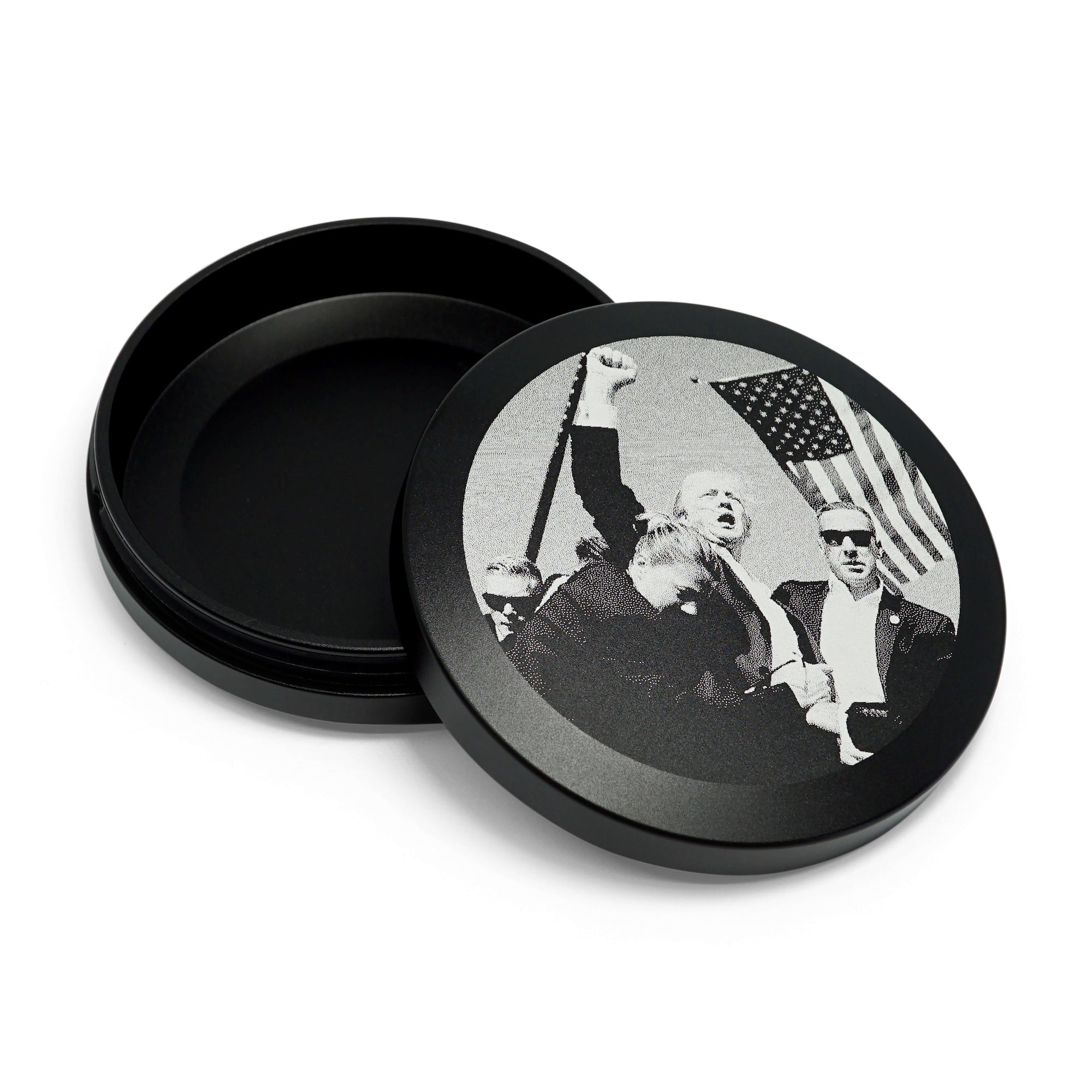 Trump Metal Nicotine Pouch Can | ZYN-Compatible Snus Container