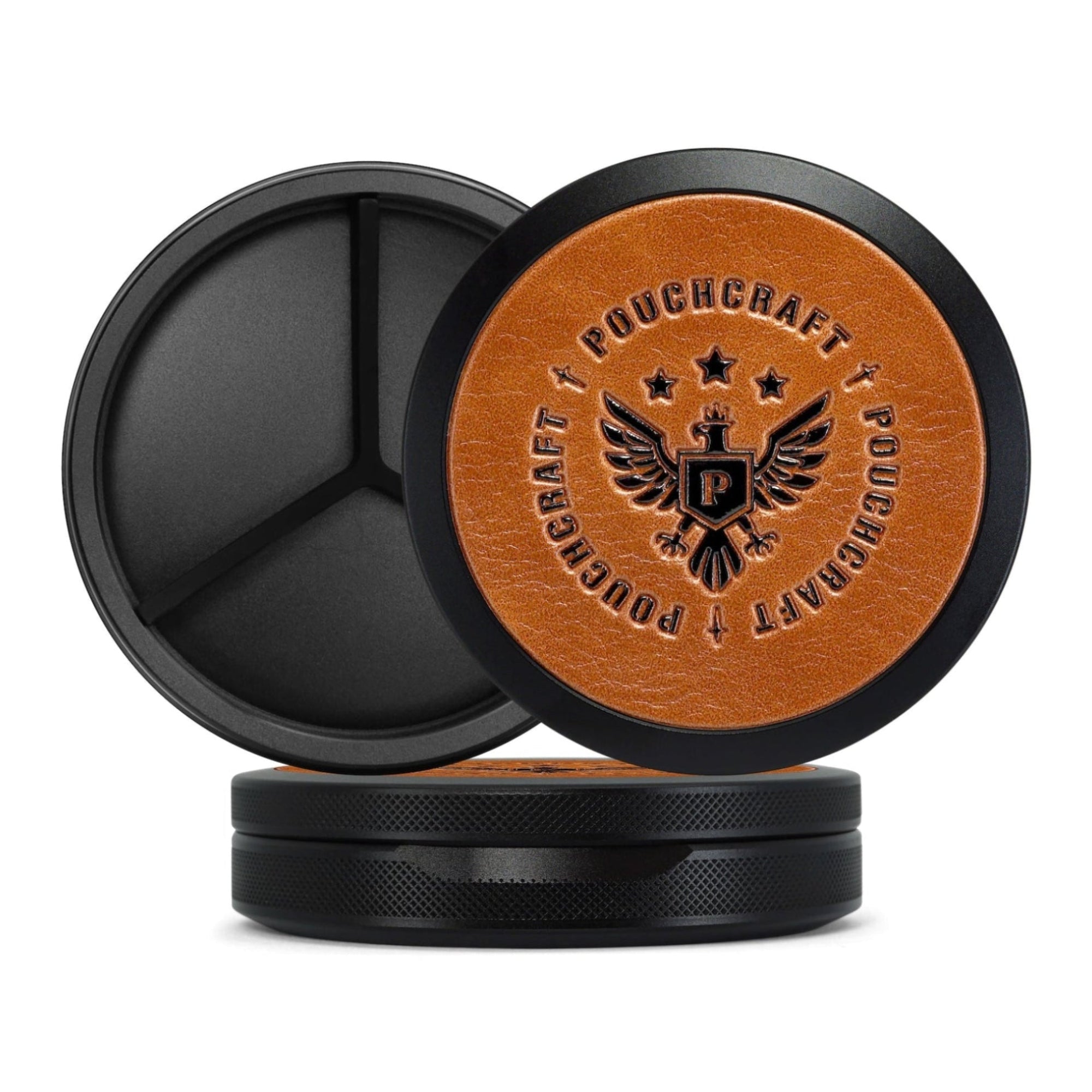 PouchCraft Metal ZYN Can The Gentlemen’s Can - Leather-Faced Insignia Edition