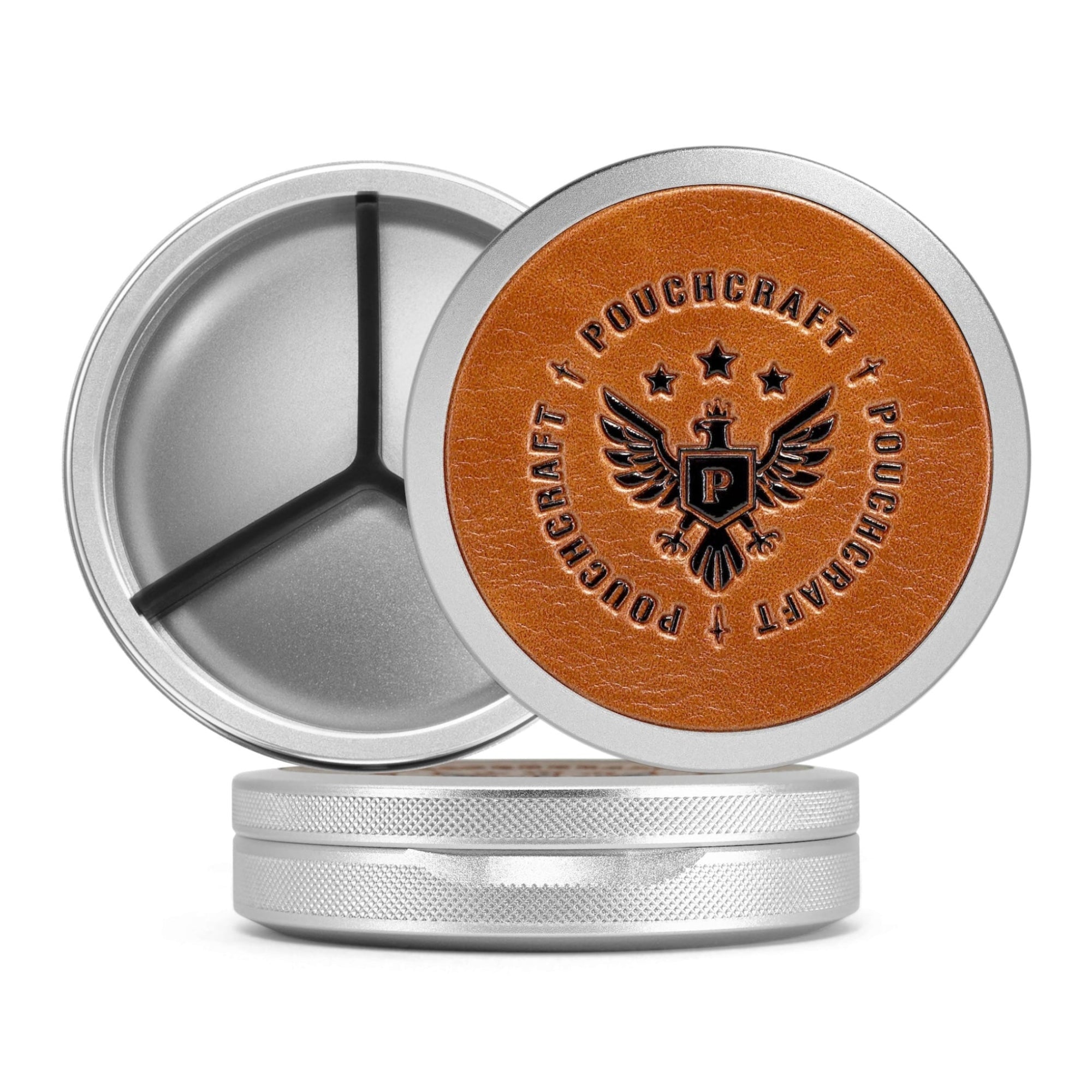 PouchCraft Metal ZYN Can The Gentlemen’s Can - Leather-Faced Insignia Edition