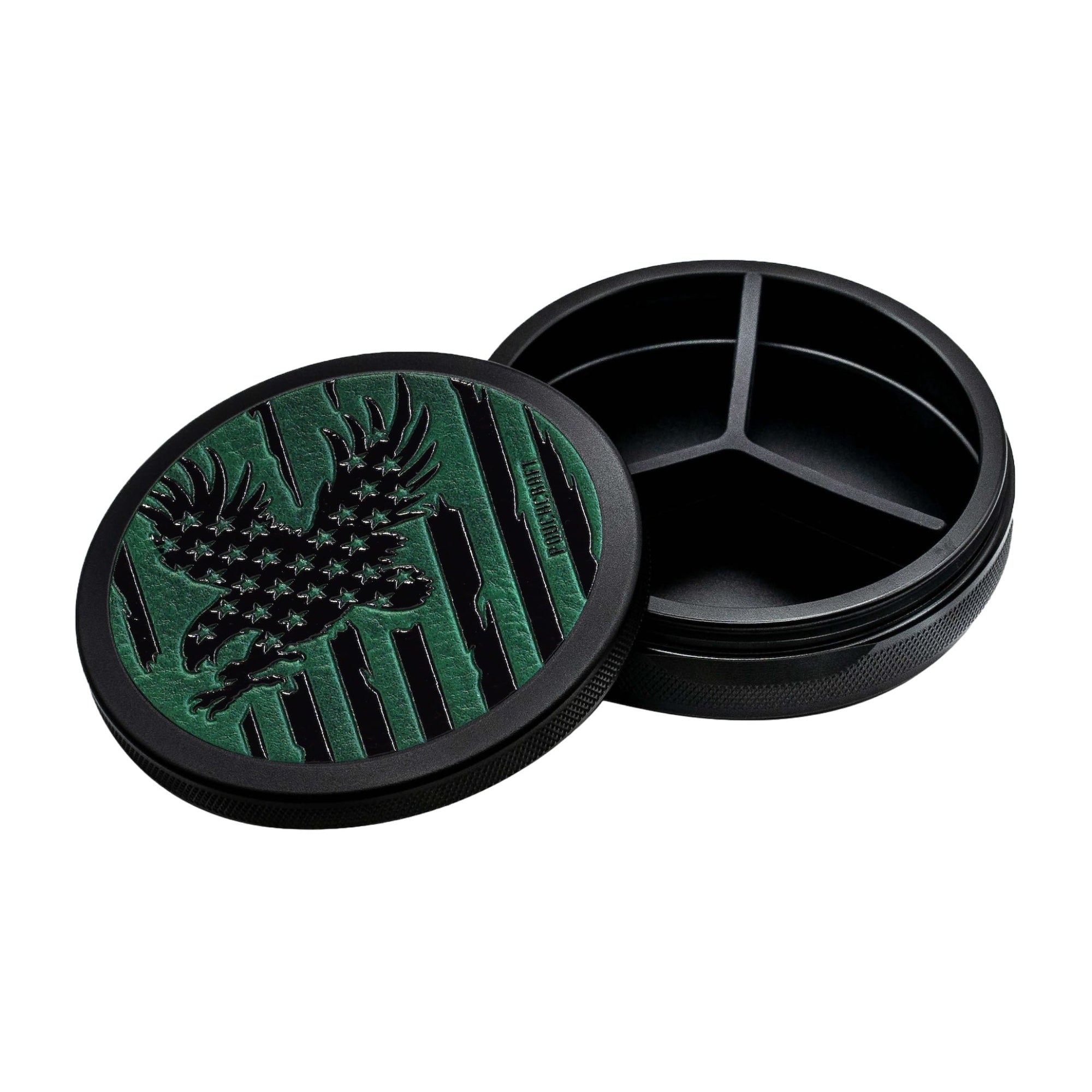 PouchCraft Metal ZYN Can The Gentlemen’s Can - Leather-Faced Patriot Edition