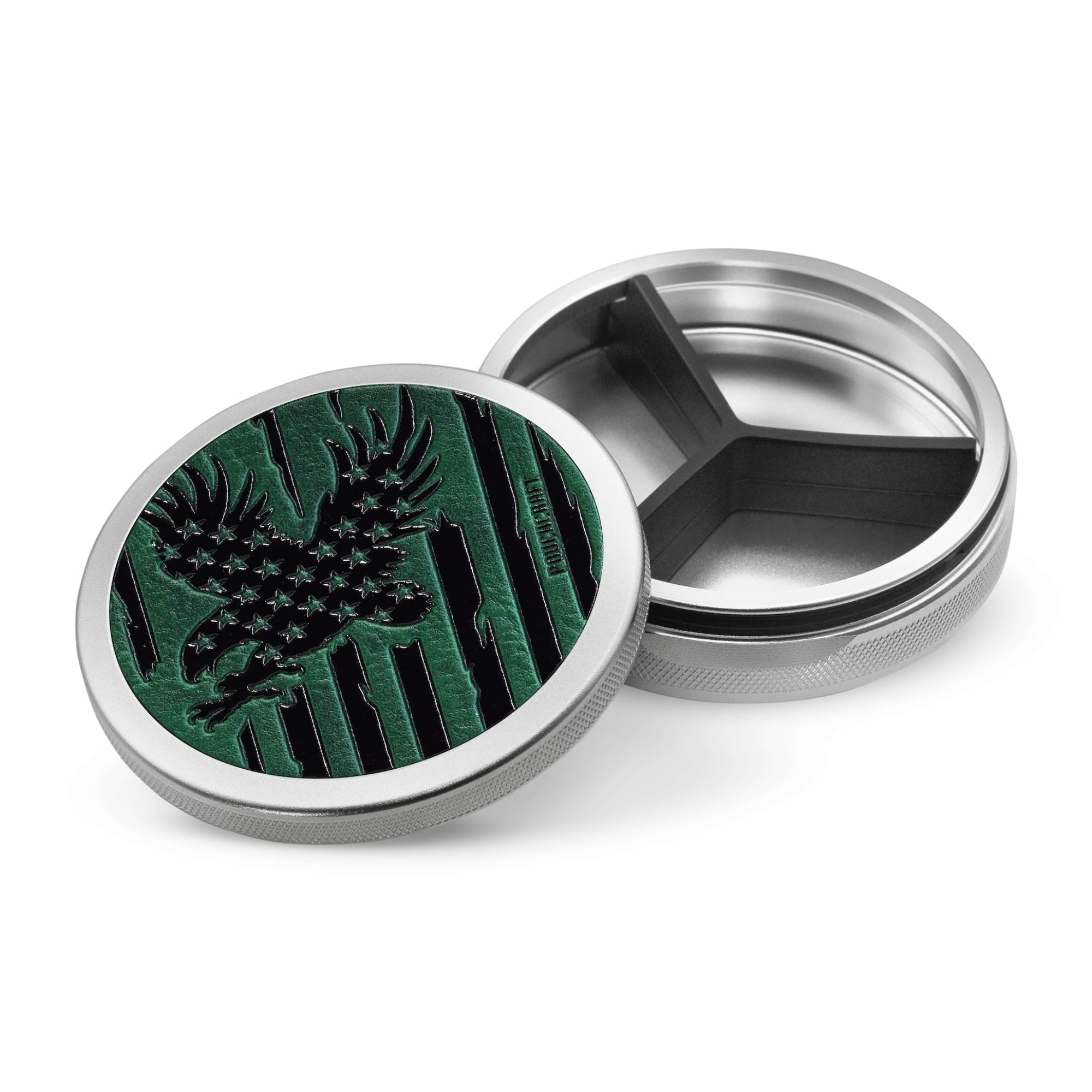 PouchCraft Metal ZYN Can The Gentlemen’s Can - Leather-Faced Patriot Edition