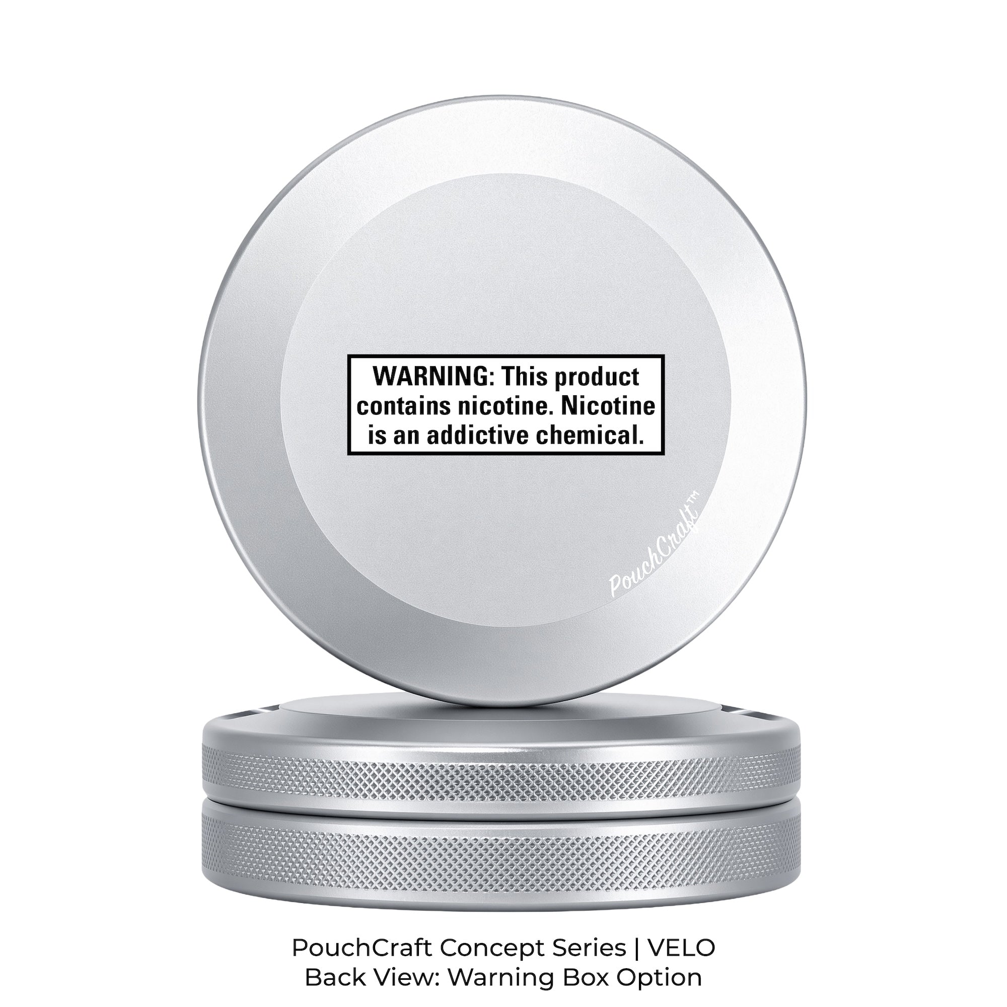 3-Piece, Minimal Debossed Logo | Silver Aluminum | Limited Edition