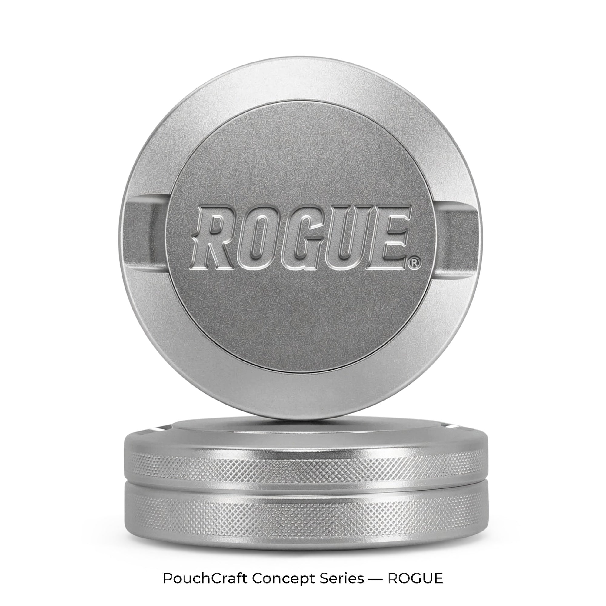3-Piece, Minimal Debossed Logo | Silver Aluminum | Limited Edition