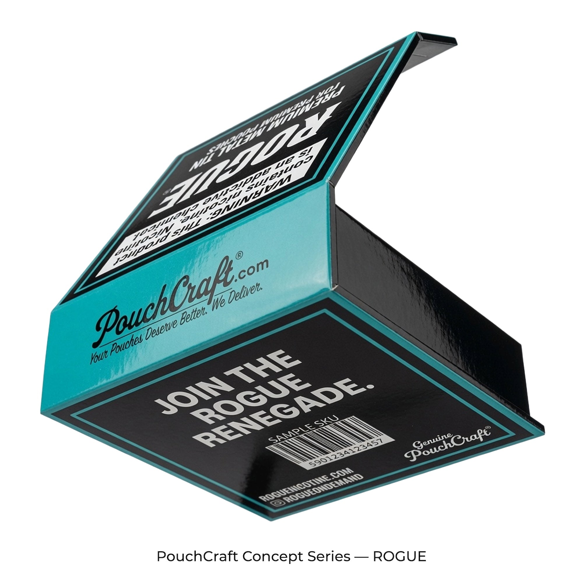 ROGUE-Branded Magnetic Rigid Box | Premium Packaging