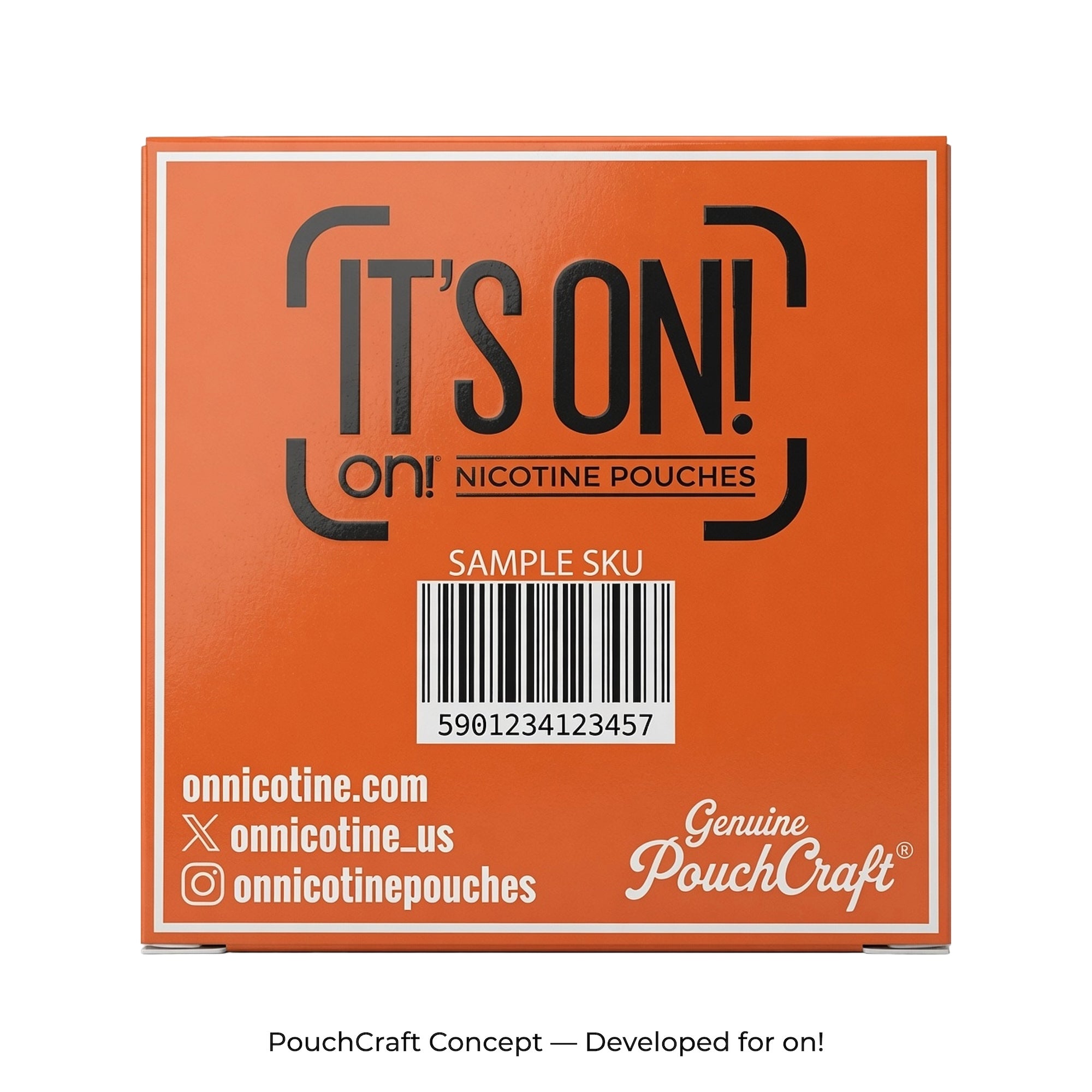 on!-Branded Tuck-End Box | Included Packaging