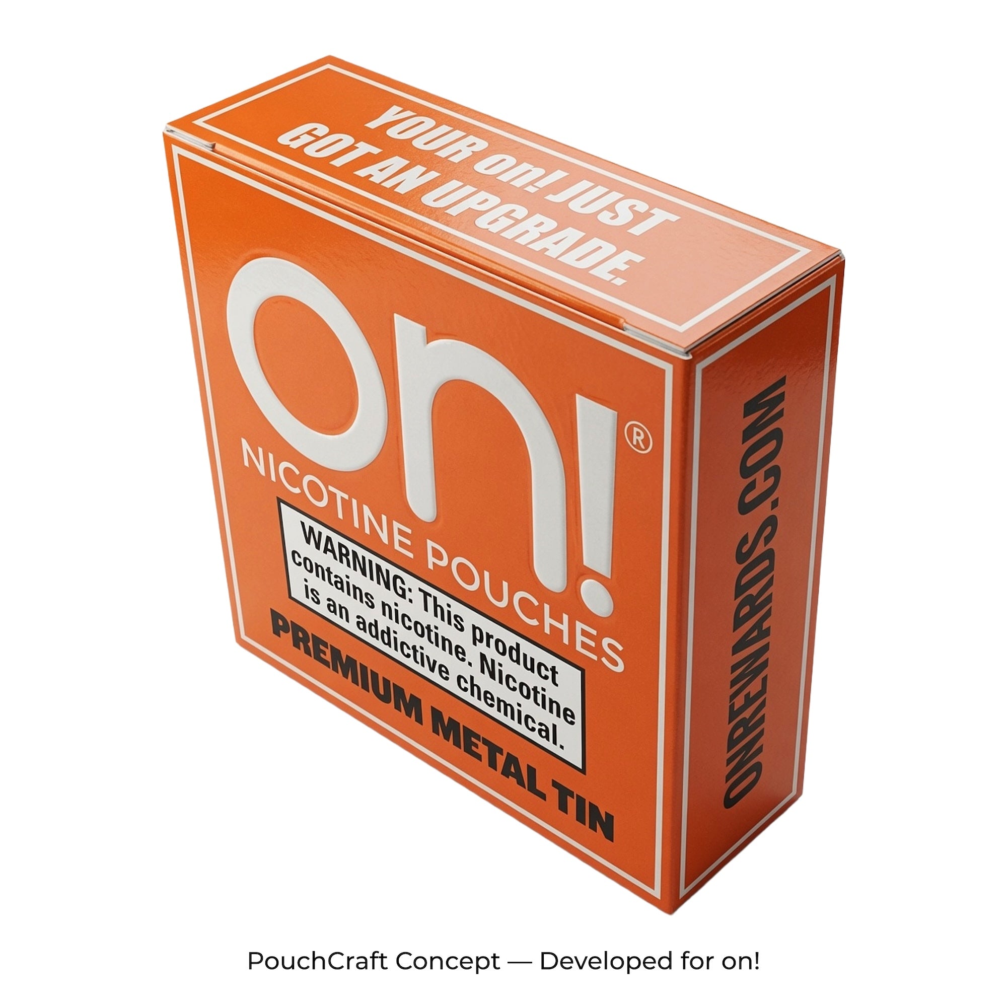 on!-Branded Tuck-End Box | Included Packaging