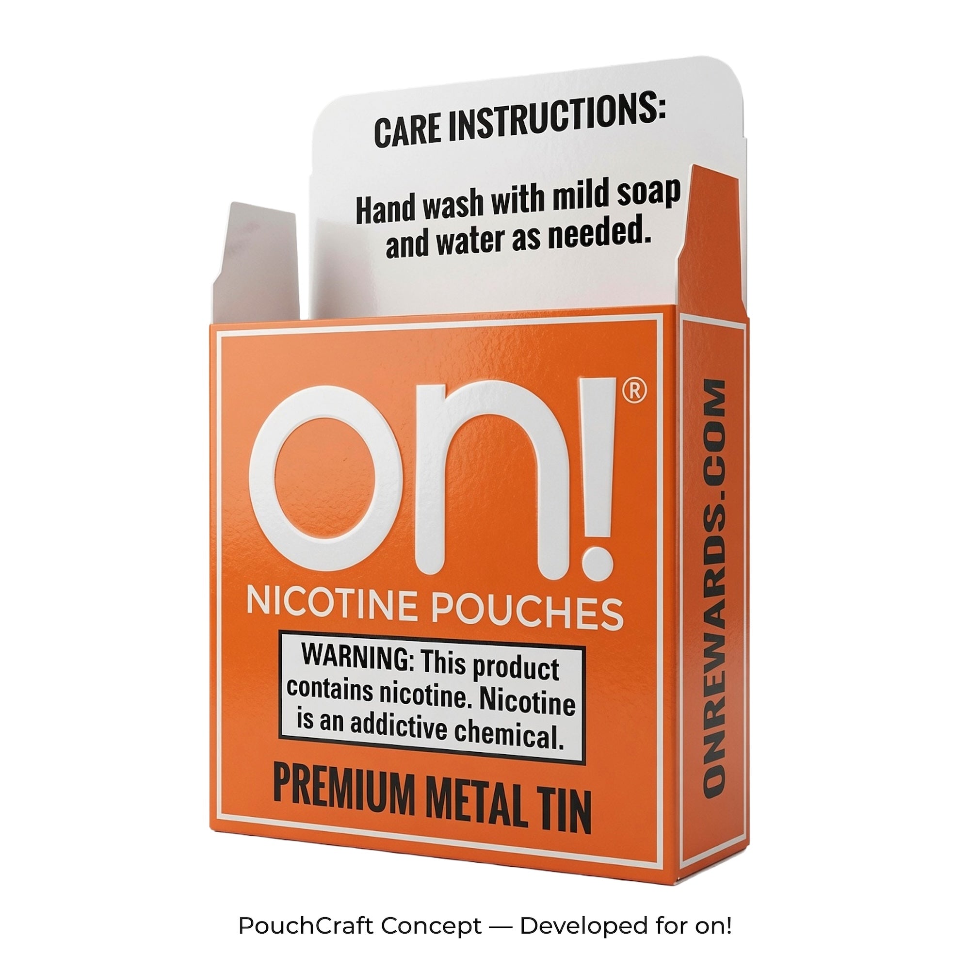 on!-Branded Tuck-End Box | Included Packaging