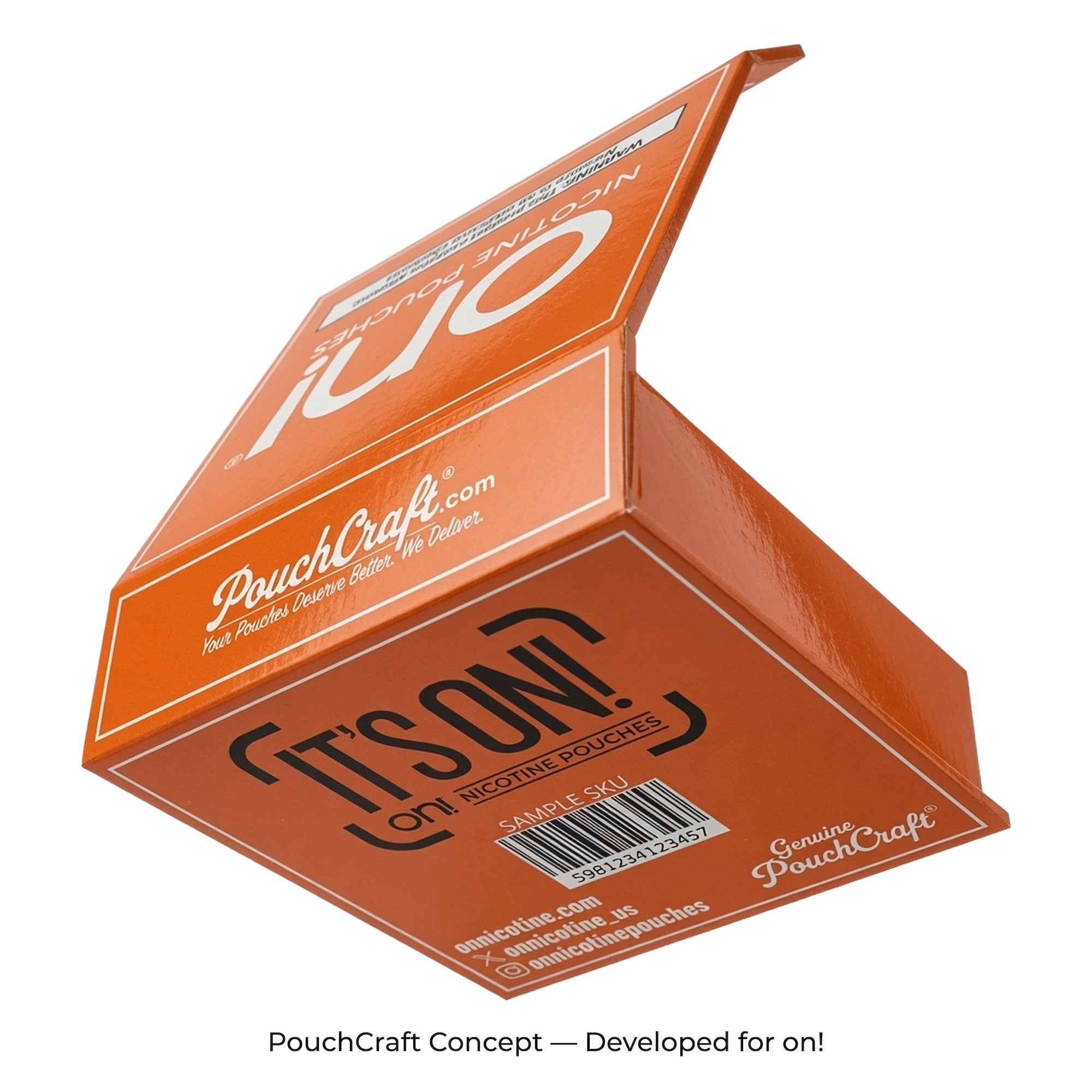 on!-Branded Magnetic Rigid Box | Premium Packaging
