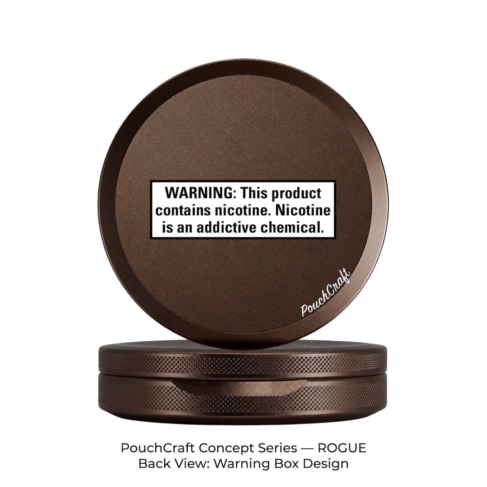 Tall 2-Piece Tin | Color Variants | Minimal Warning Logo