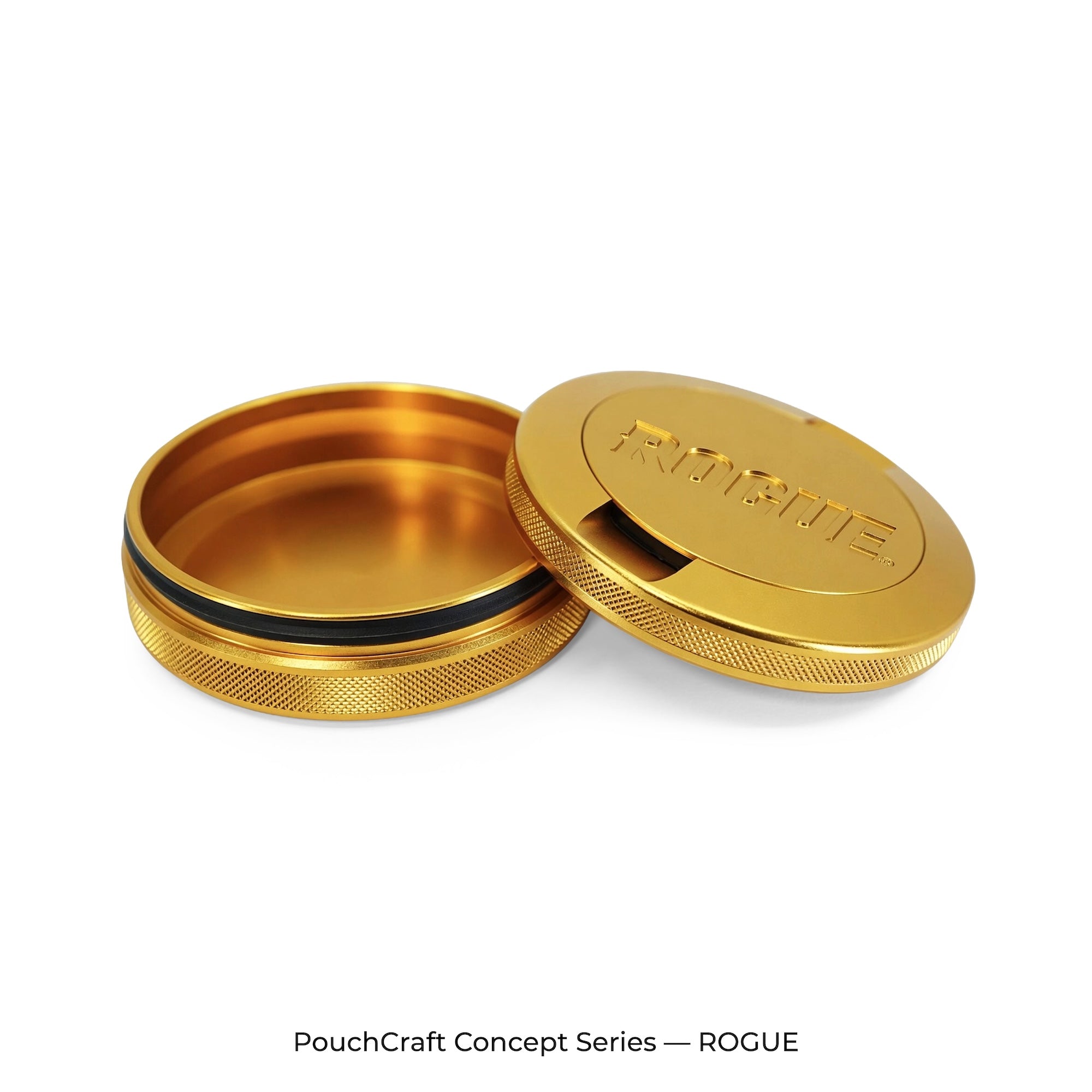 3-Piece, Minimal Debossed Logo | Gold Aluminum | Limited Edition