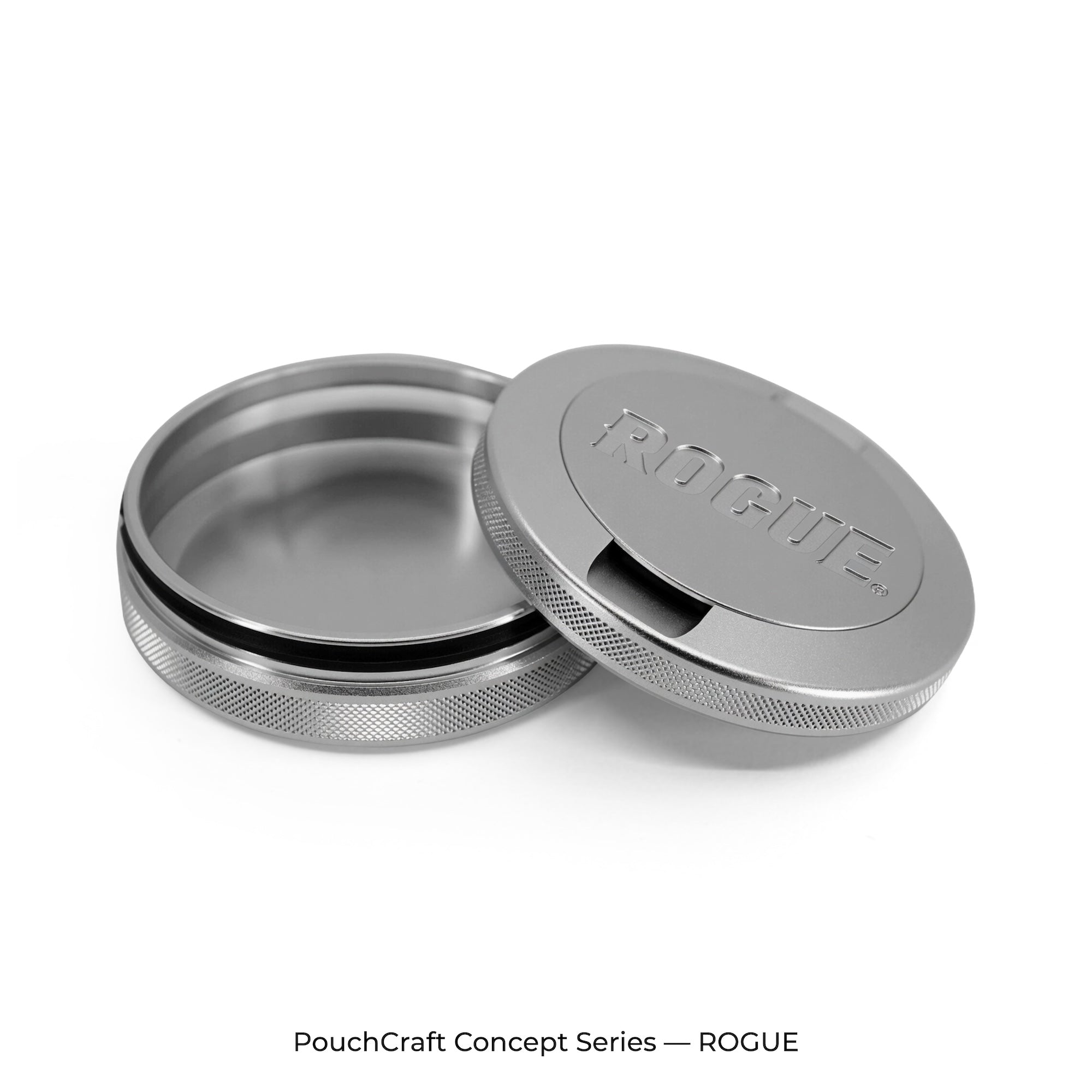 3-Piece, Minimal Debossed Logo | Silver Aluminum | Limited Edition