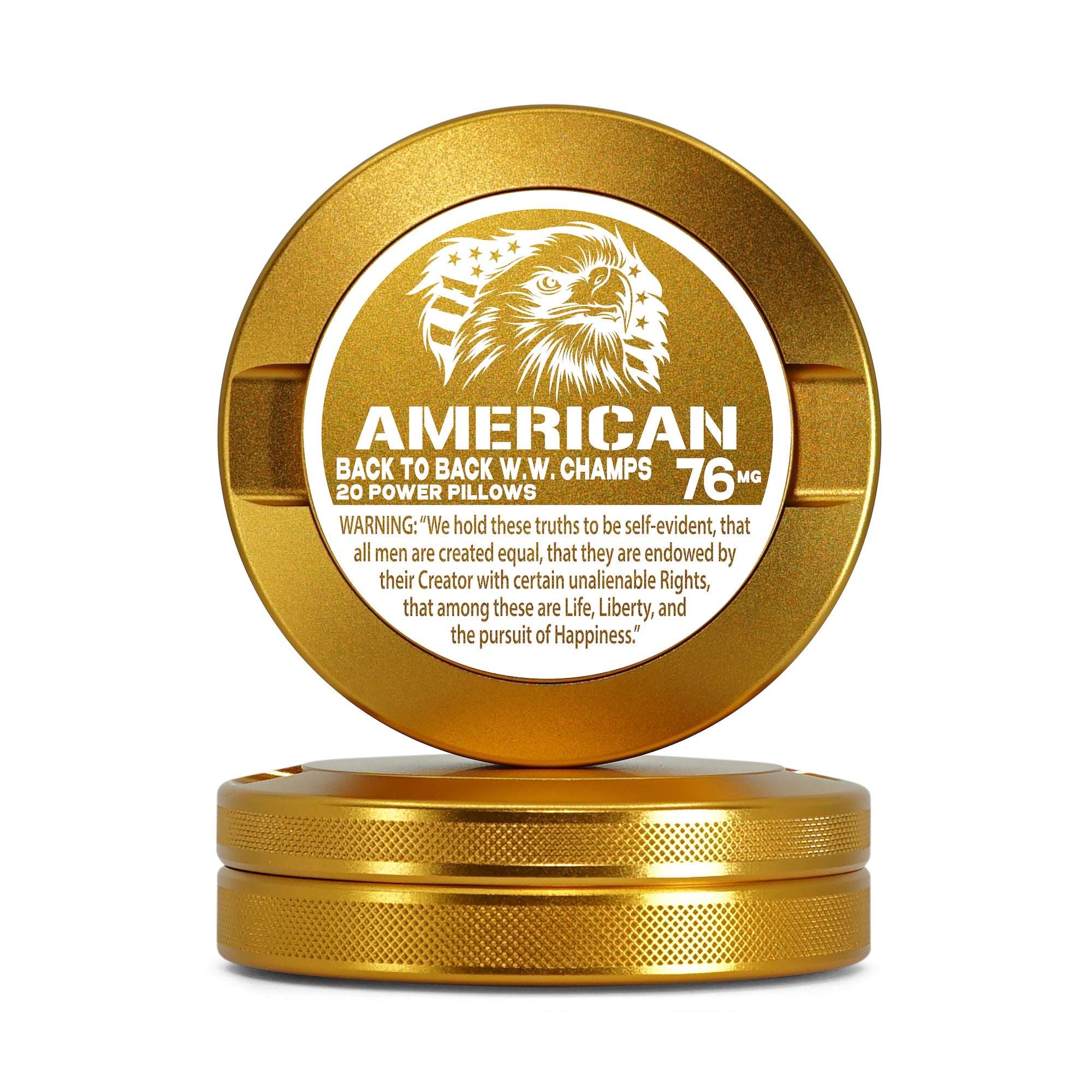 American Zyn Can | Zyn Metal Can, Nicotine Pouch Tin & Snus Case