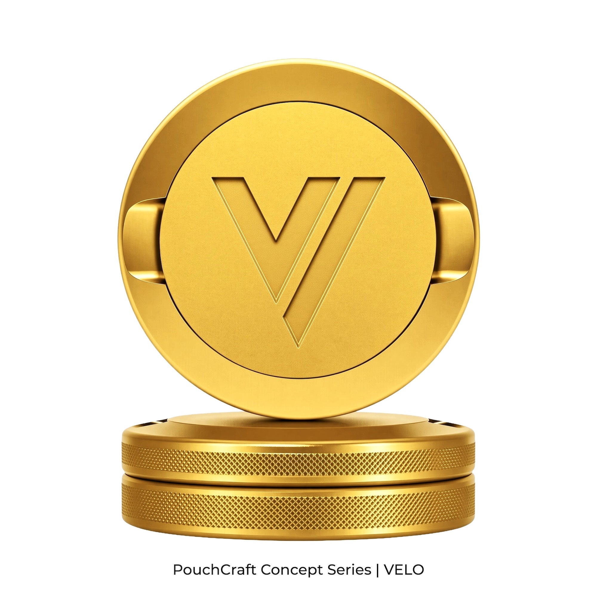 3-Piece, Minimal Debossed Logo | Gold Aluminum | Limited Edition