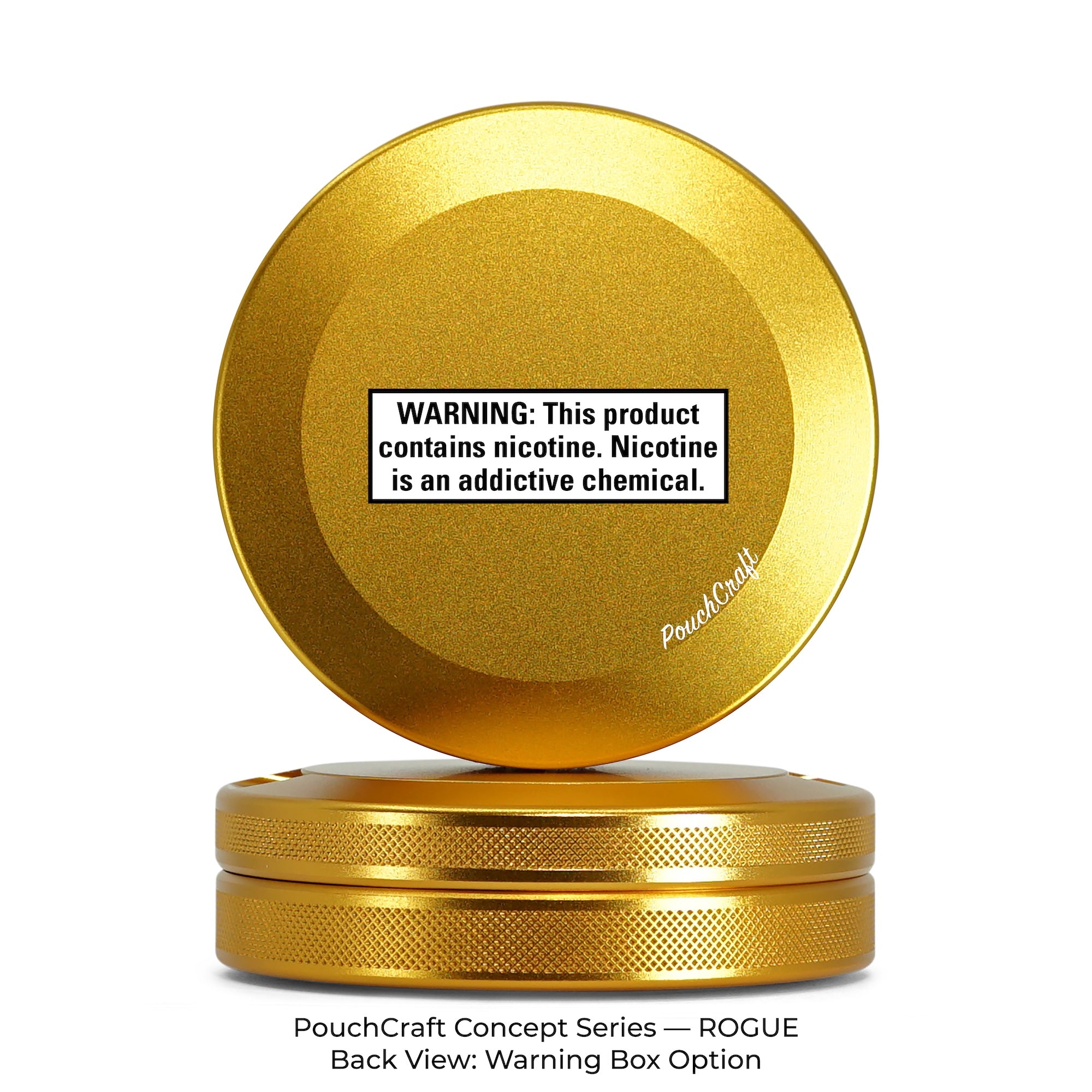 3-Piece, Minimal Debossed Logo | Gold Aluminum | Limited Edition