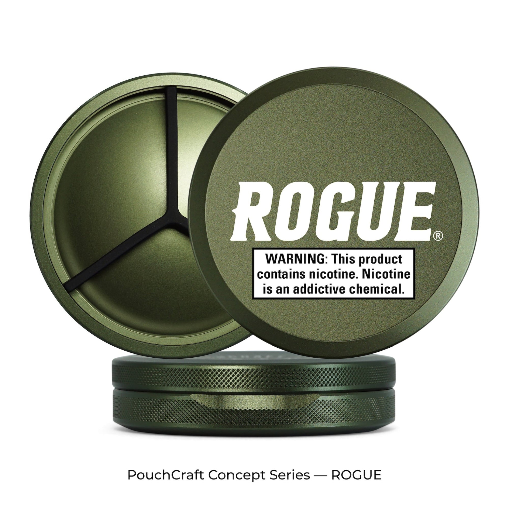 Tall 2-Piece Tin | Color Variants | Minimal Warning Logo