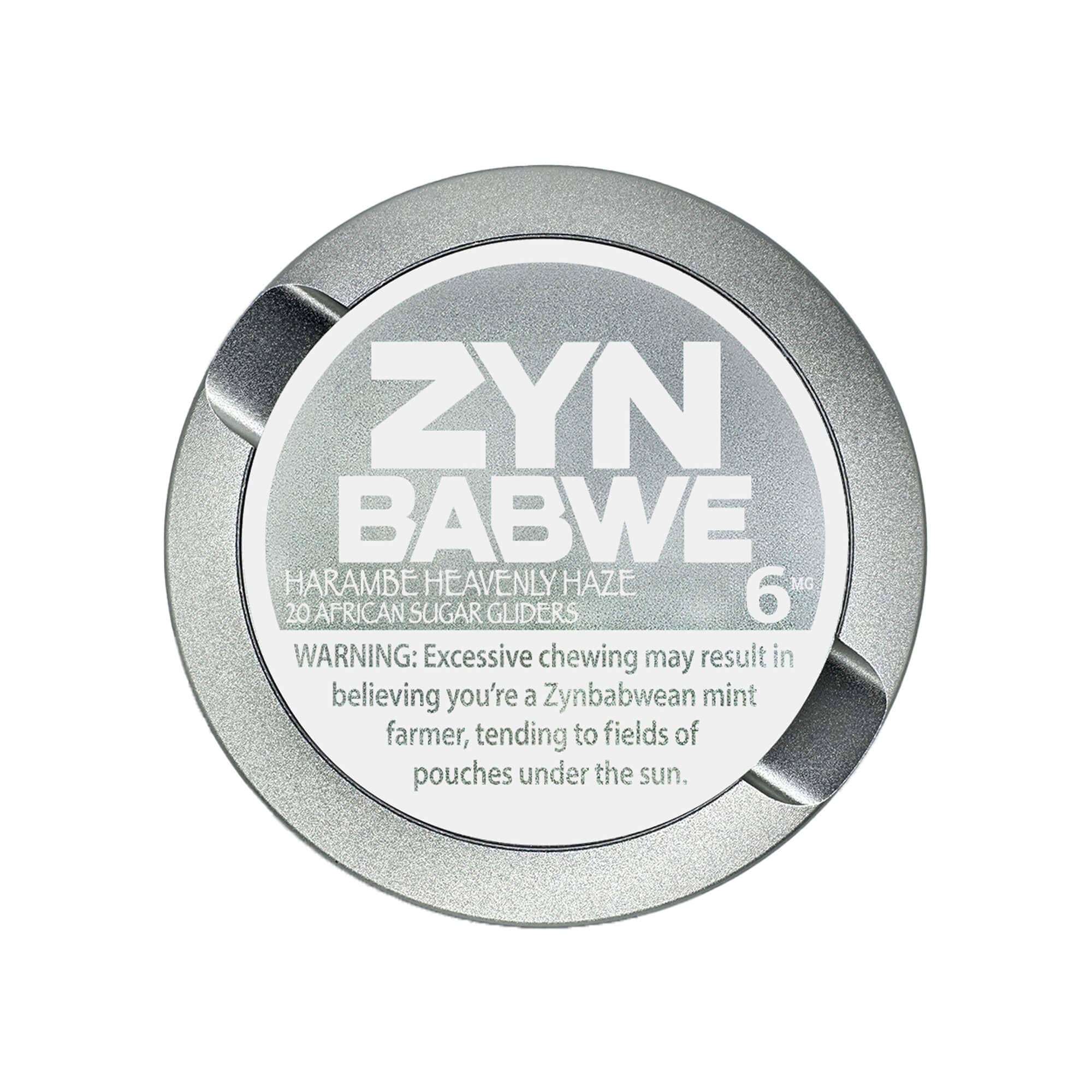 Metal Snus Can Metal Zyn Can Gifts For Zyn Users Zyn Tin Snus Holder Snus Container Gifts For Him PouchCraft Storage Silver Dip Can Engraved Funny EDITION 005: ZYNBABWE Metal ZYN Can for Snus