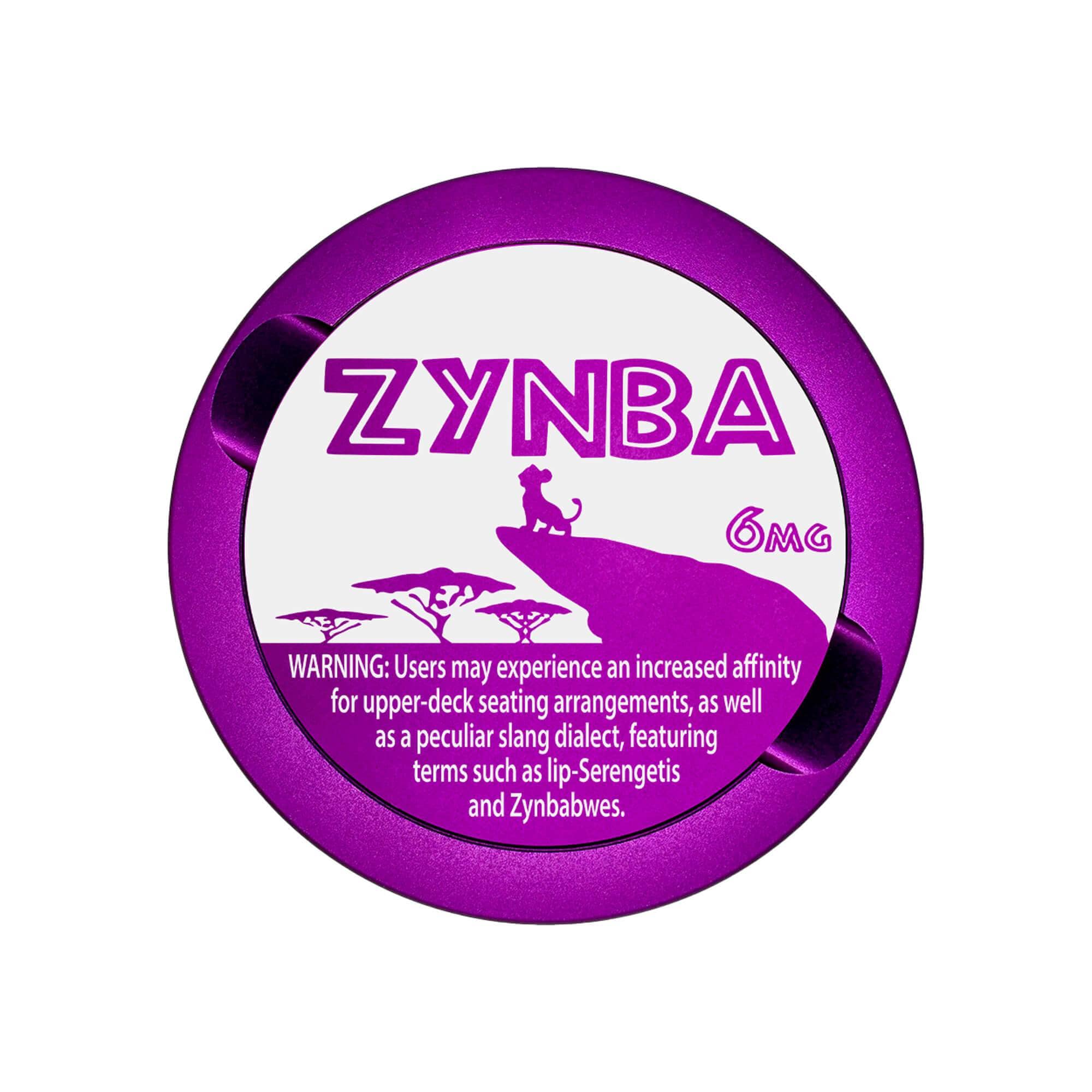 Metal Snus Can Metal Zyn Can Gifts For Zyn Users Zyn Tin Snus Holder Snus Container Gifts For Him PouchCraft Storage Purple Dip Can Engraved Funny EDITION 008: ZYNBA Metal ZYN Can for Snus