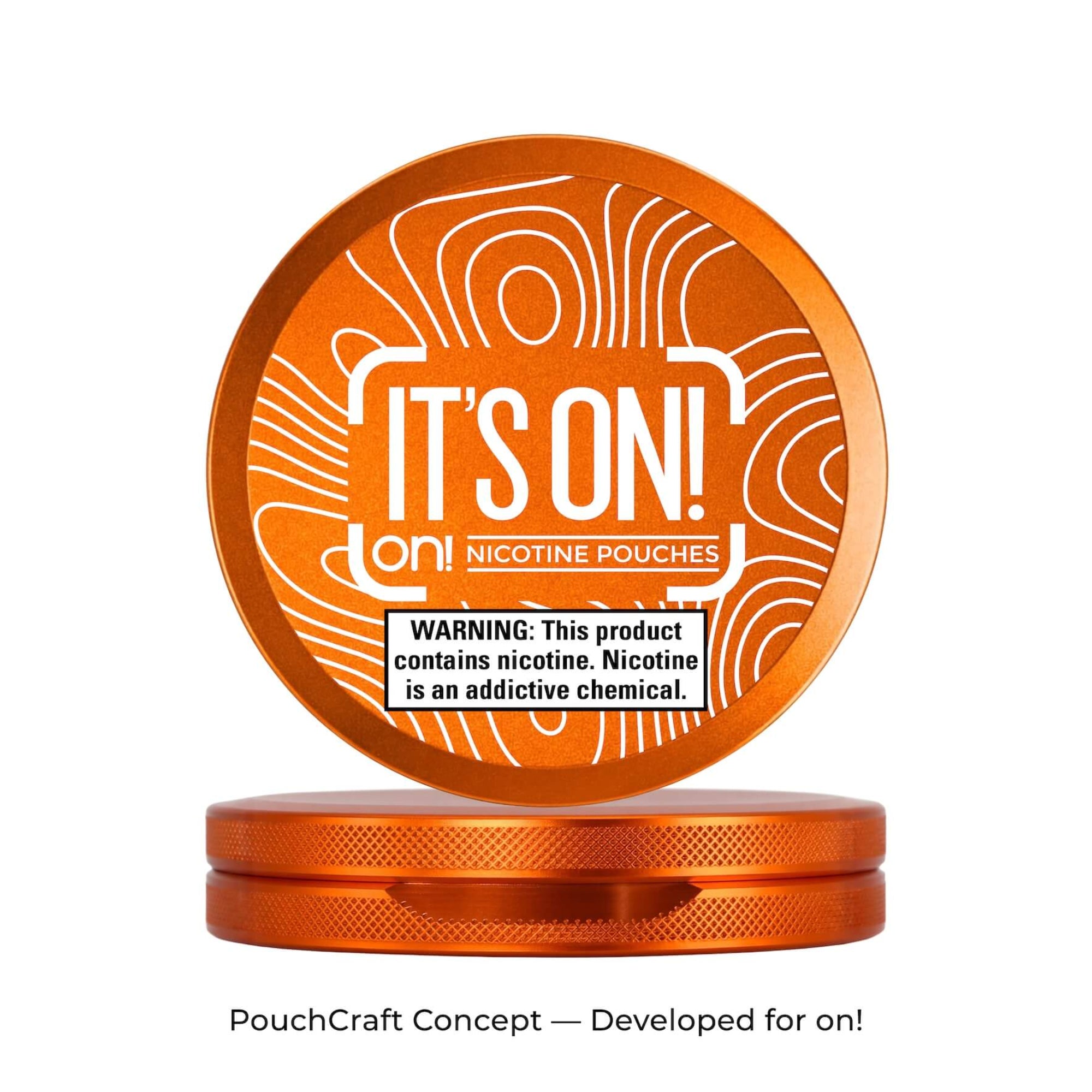 Slim 2-Piece Tin — Topography Grid | on! Concept