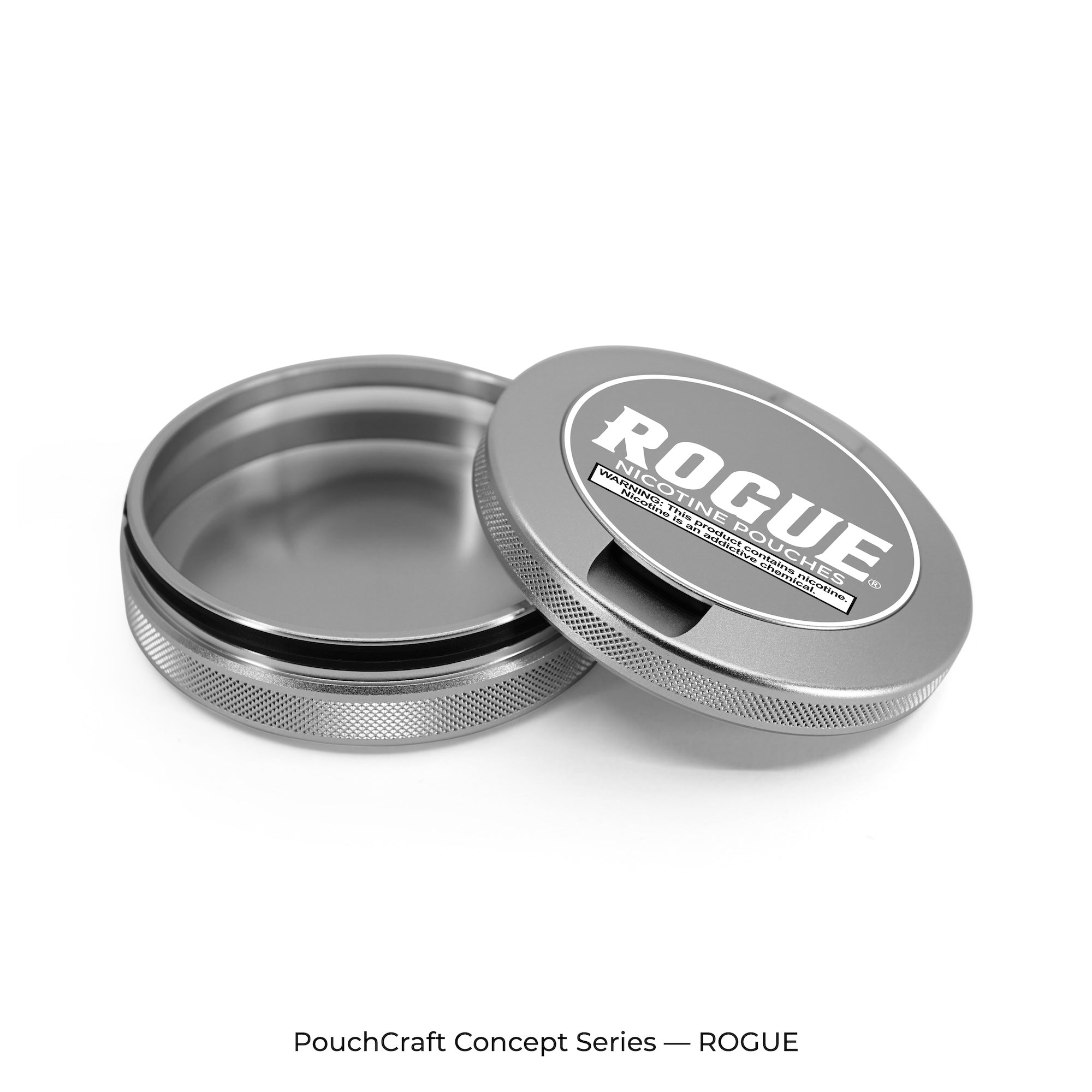 3-Piece Tin — Silver Aluminum | ROGUE Concept